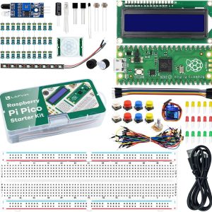 Basic Starter Kit for Raspberry Pi Pico, with Breadboard, 1602, Support Python, C, Java with Tutorial