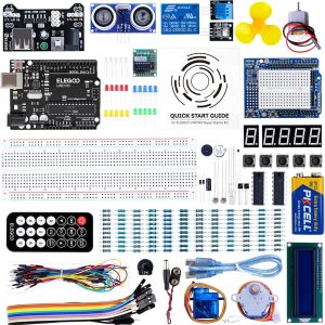 ELEGOO UNO R3 Project Super Starter Kit Compatible with Arduino IDE with Tutorial for Beginner