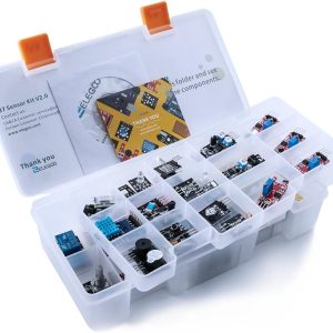 ELEGOO Upgraded 37 in 1 Sensor Modules Kit with Tutorial for Arduino Raspberry pi DIY Projects(Excludes Microcontroller Board)